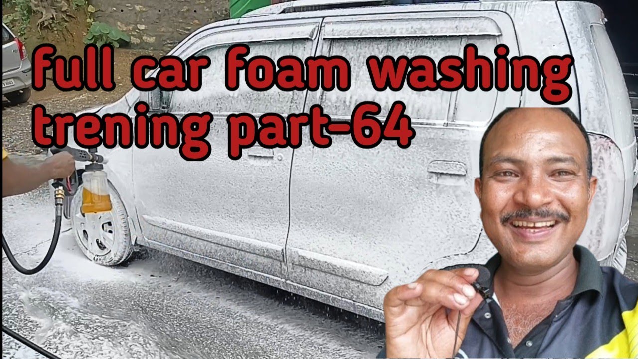 How to make a foam wash | The right way to wash a car #foamwash #carwash