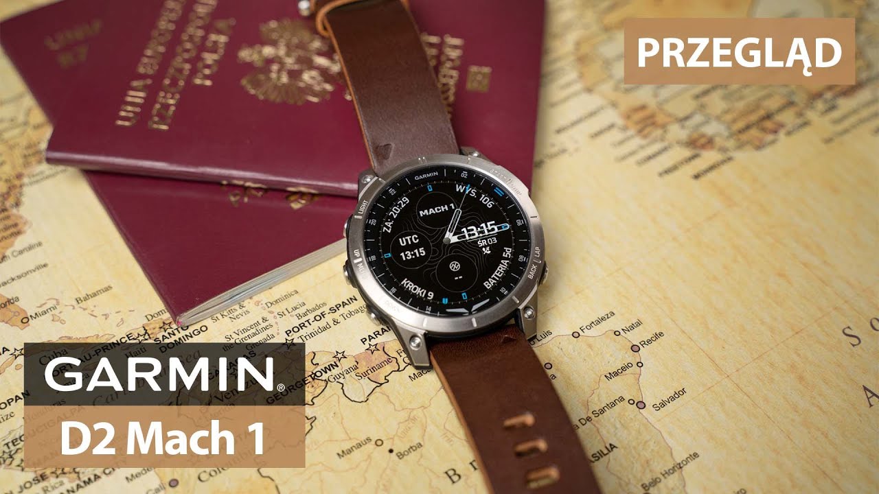 Garmin D2 Mach 1 - Zaawansowany smartwatch dla pilot&oacute;w