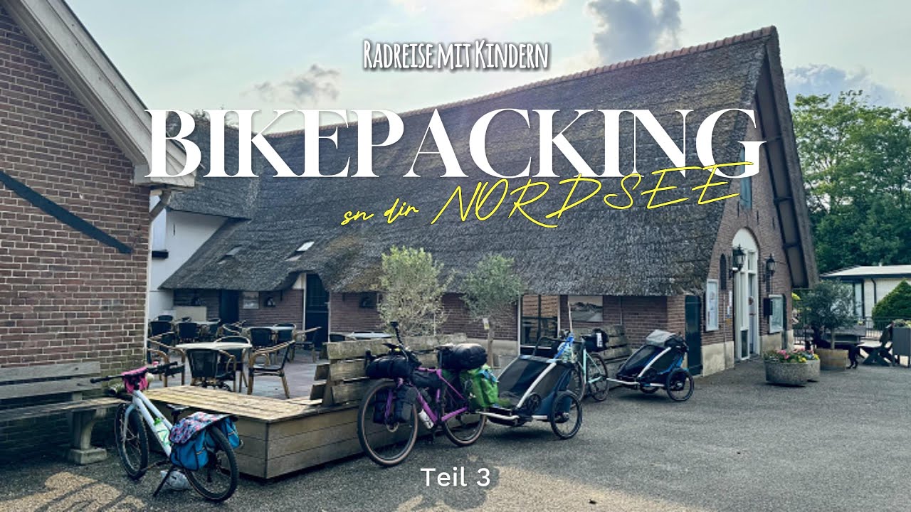 Radreise mit Kindern an die NORDSEE - Teil 3 | Mit dem Fahrrad mitten durch den Golfplatz! 