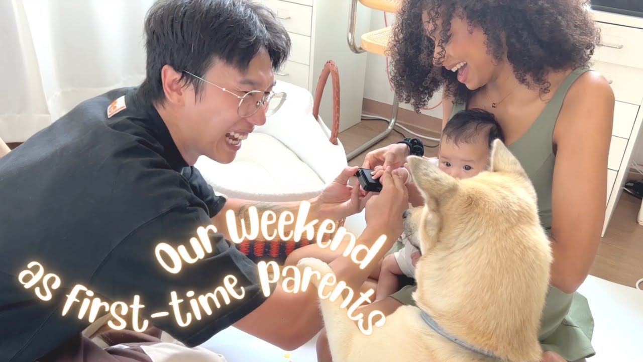 Weekend Vlog: Our New Life as First-Time Parents in Korea (국제커플, ambw)