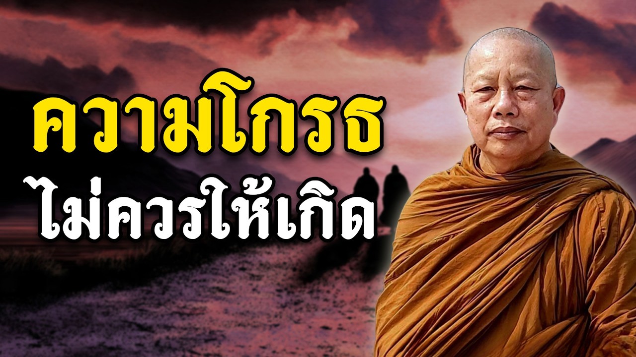 ความโกรธ..ไม่ควรให้เกิด ธรรมะคลายทุกข์ พระมหาบุญช่วย ปัญญาวชิโร