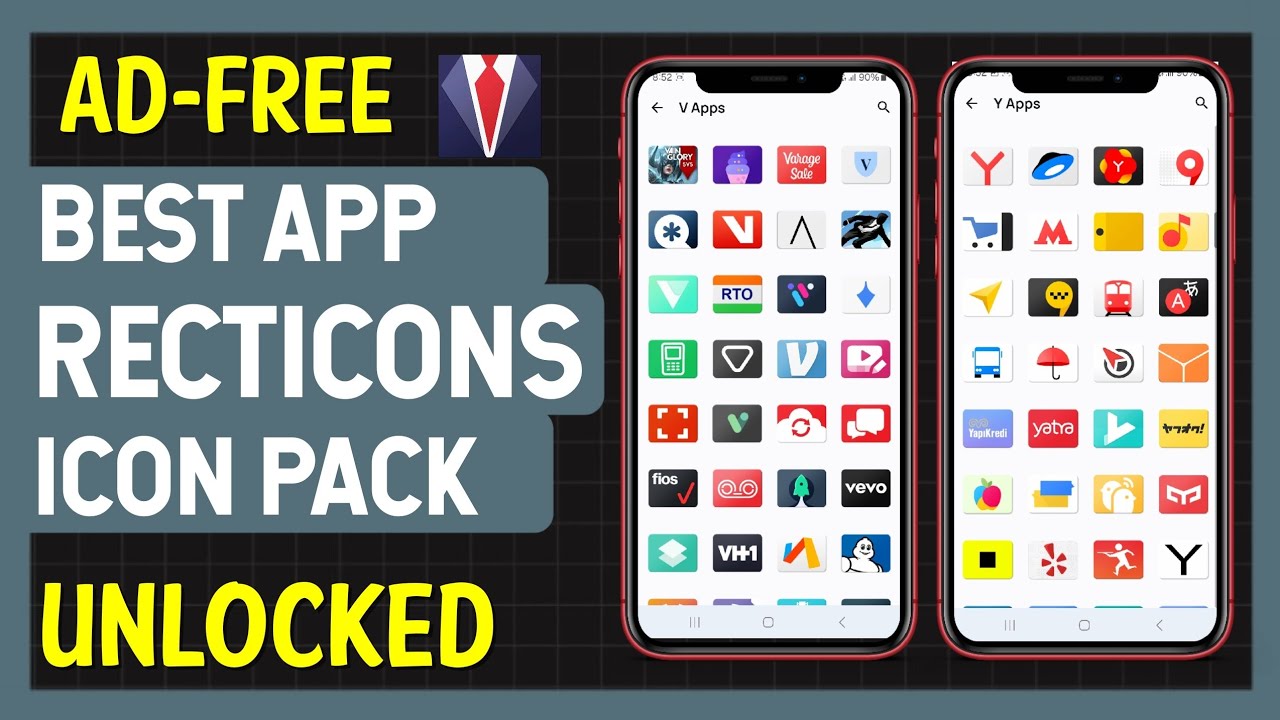 Best Free Recticons Icon Pack App for Android