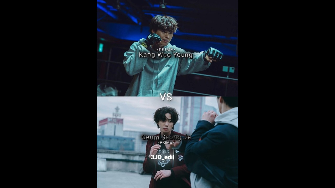 Kang Woo Young vs Geum Seong Je #cobrakai #shorts #weakheroclass1 #weakheroclass2 #kdrama #edit
