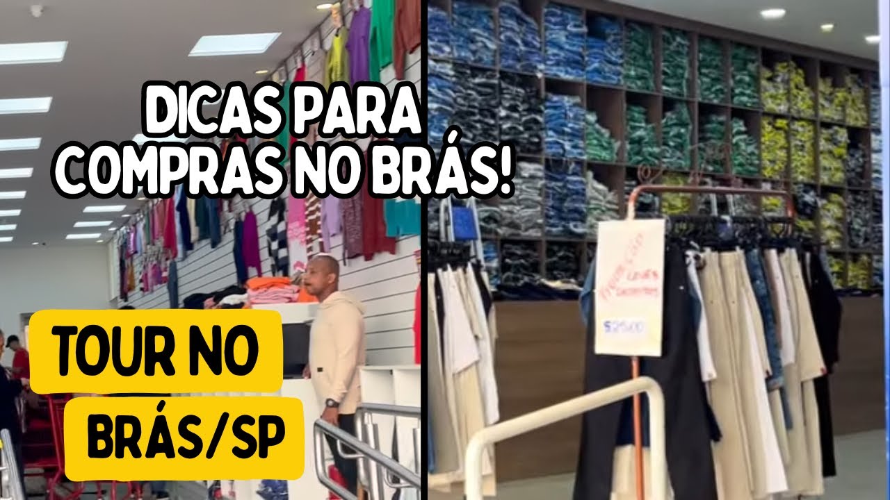 TOUR RUAS DO BRÁS COM ÓTIMOS FORNECEDORES! IMPERDÍVEL!