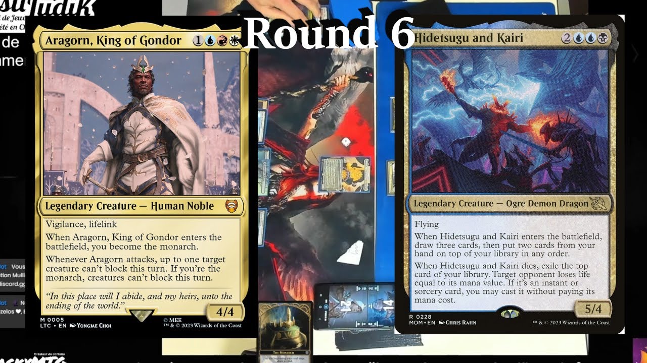 Aragorn VS Hidetsugu & Kairi -Tournoi DC Round 6 - Association mulligan - Rochefort - 16/11/2024