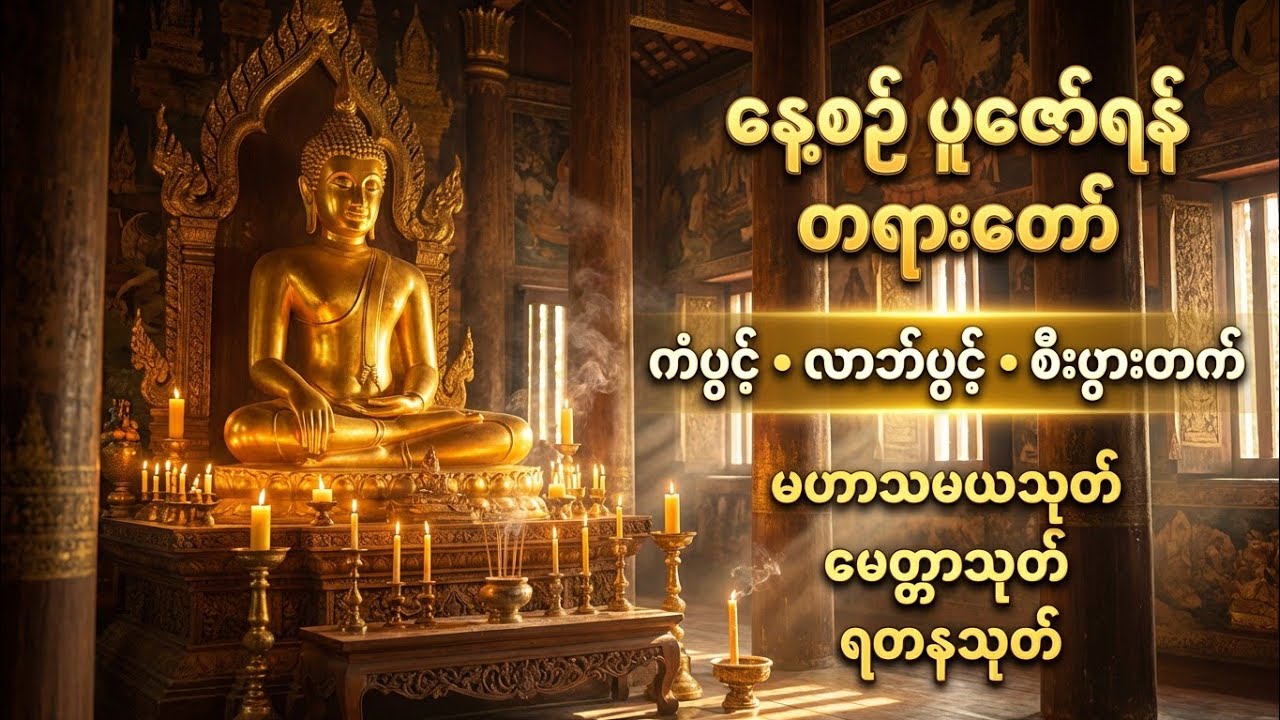 #မဟာသမယသုတ်#မေတ္တာသုတ်#ရတနသုတ်တရားတော် #တရားတော် #သစ္စာဂုဏ်ရည်ဆရာတော်အရှင်ဣန္ဒကာလင်္ကာရဘိဝံသ