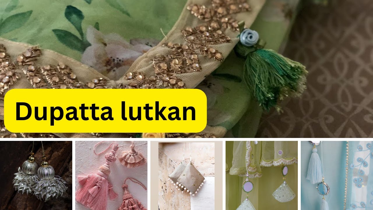 Dupatta latkan ideas||dupatta latkan designs||dupatta||latkan