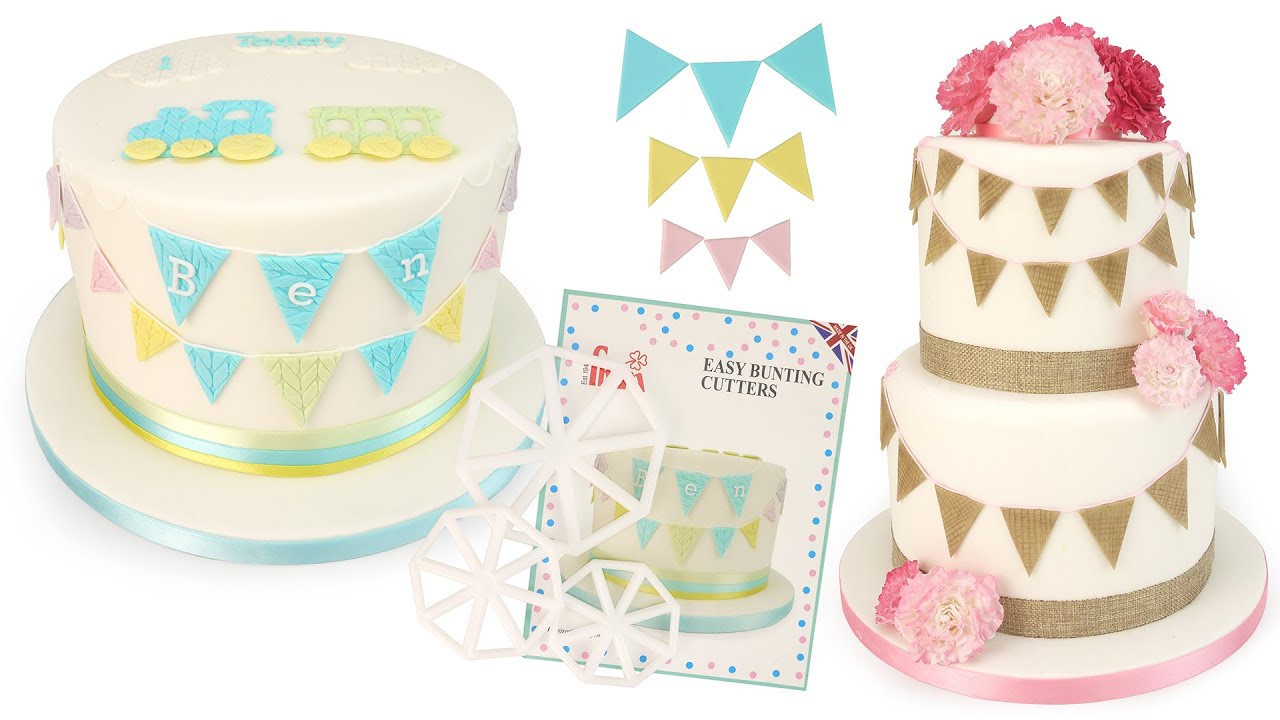 How To Make Easy Sugar Bunting For Your Cake Or Cupcakes