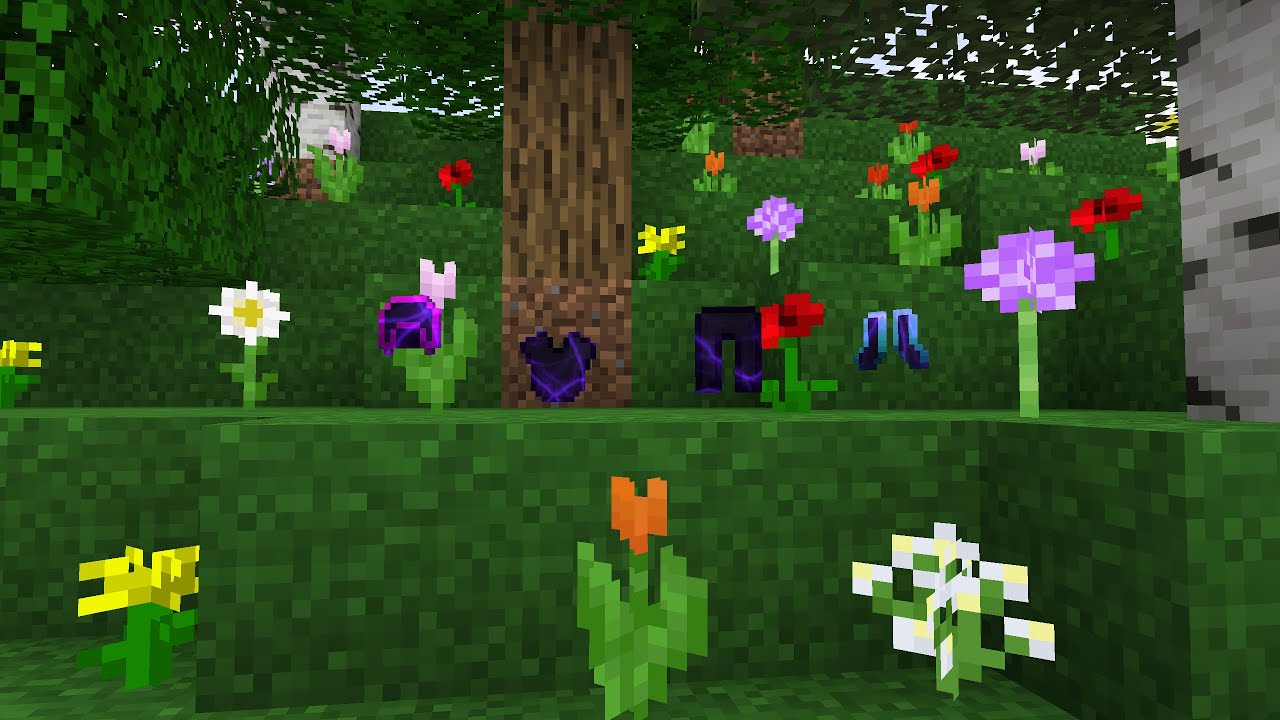 Hypixel UHC but Flowers give INSANELY OP items