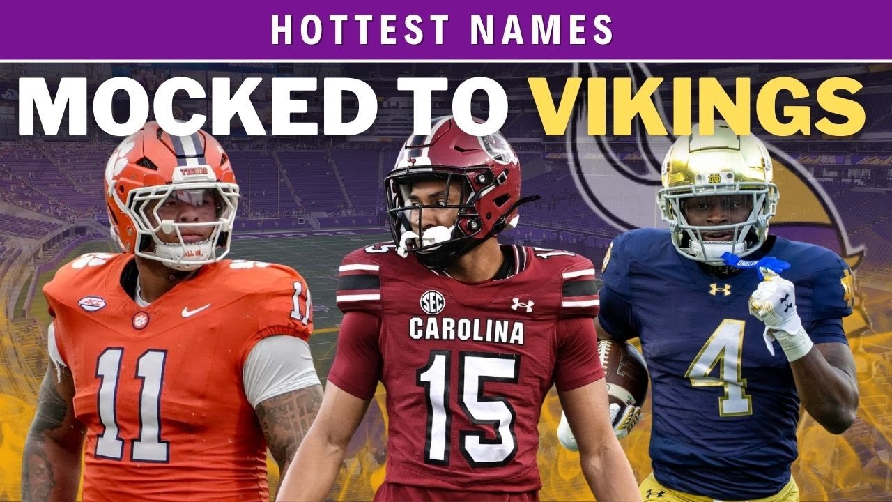 5 Hottest Names Mocked to the Vikings in Round 1 in 2026 NFL Draft