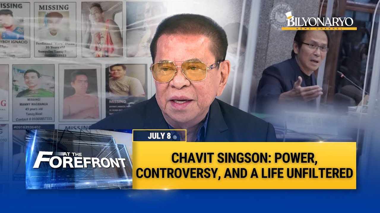 At The Forefront: Chavit Singson on Atong Ang, Missing Sabungeros & Other Tough Questions