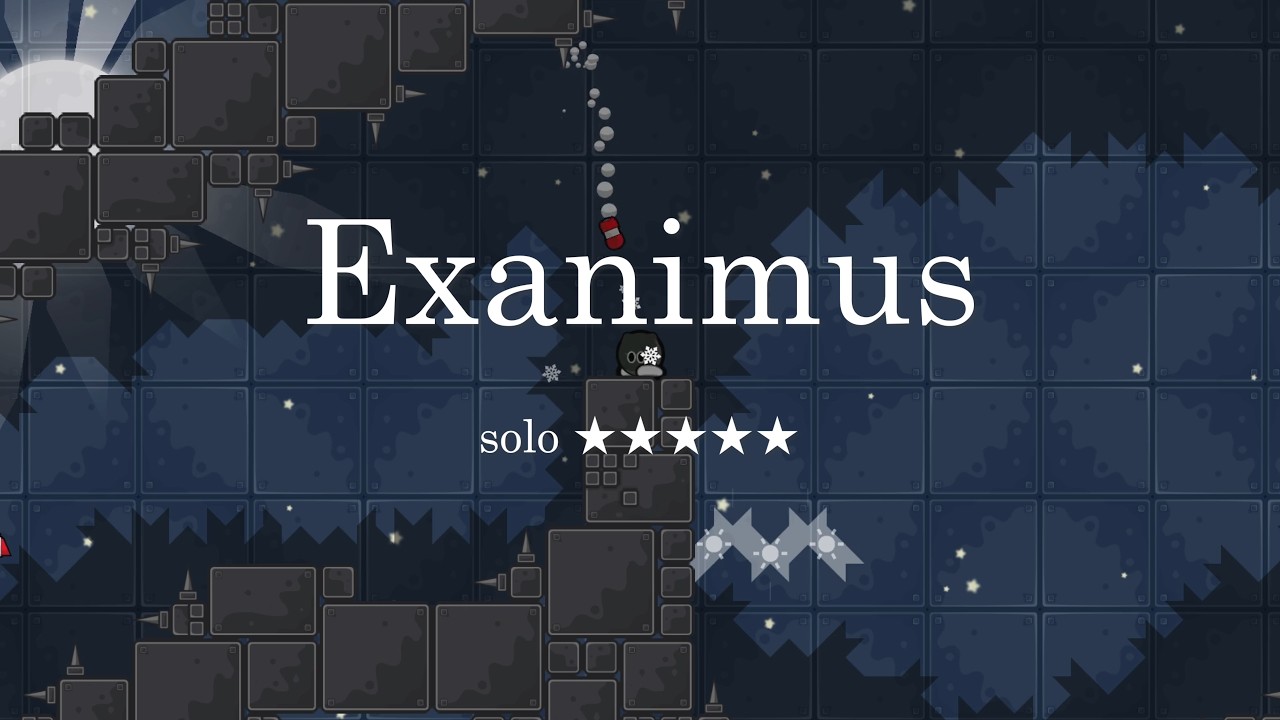 [DDNet] After 76 Hours – The Hardest Solo Map “Exanimus” Cleared ★★★★★ | fomjn