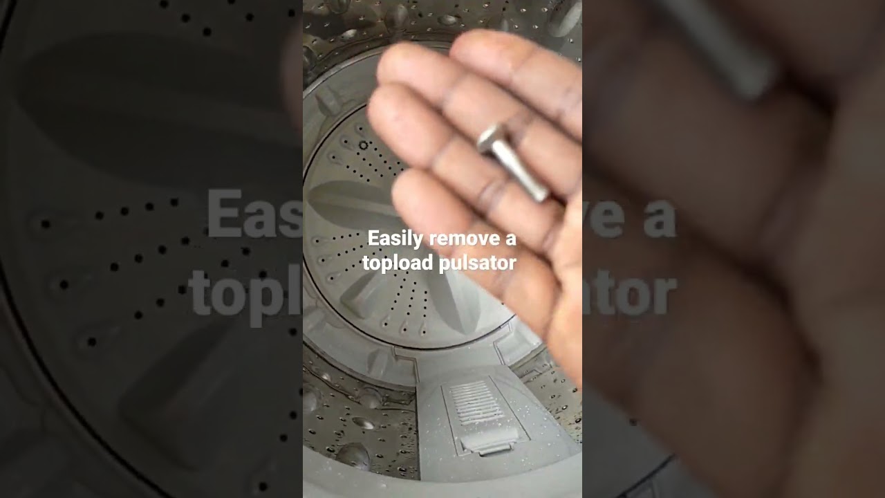 Easily remove a topload pulsator