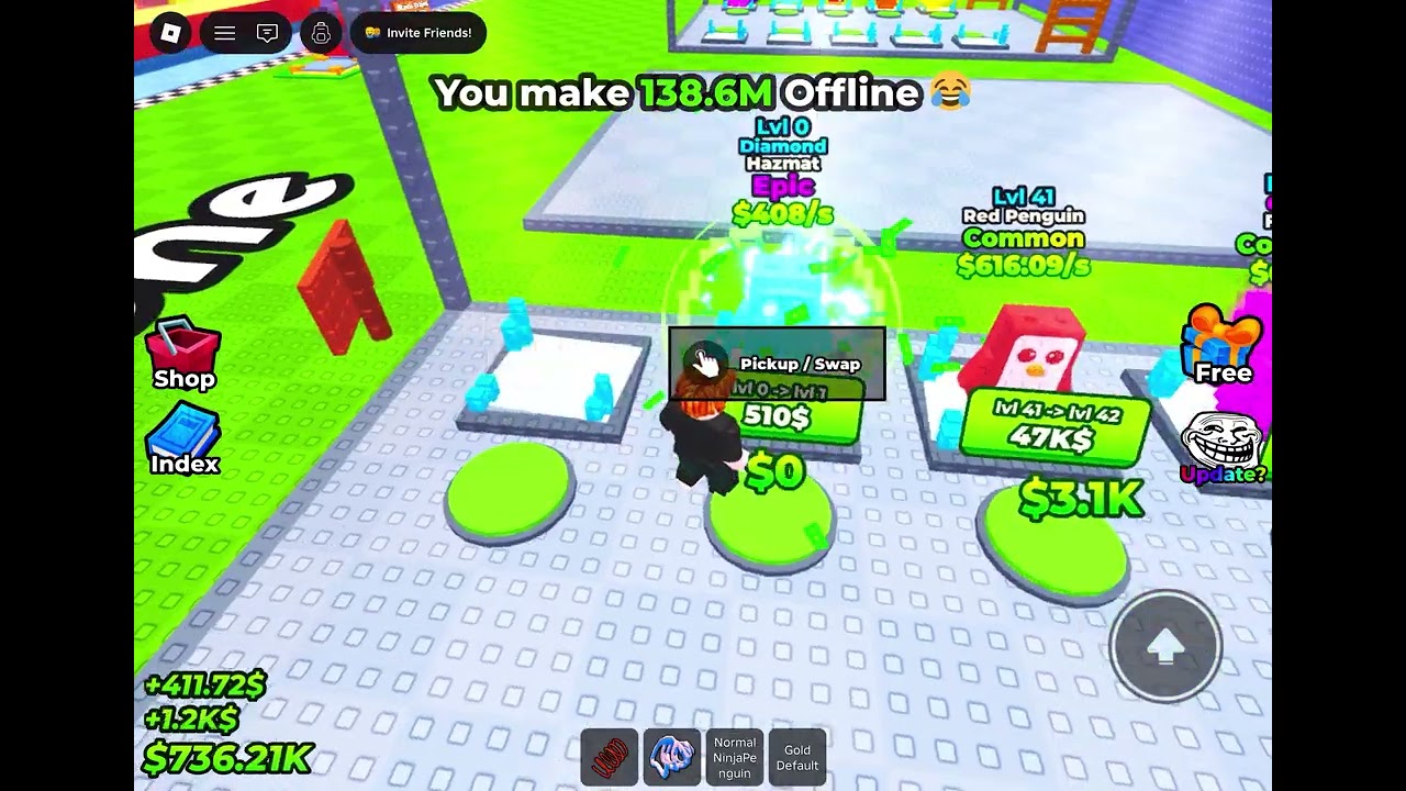Noob to pro in don steal a penguin 
