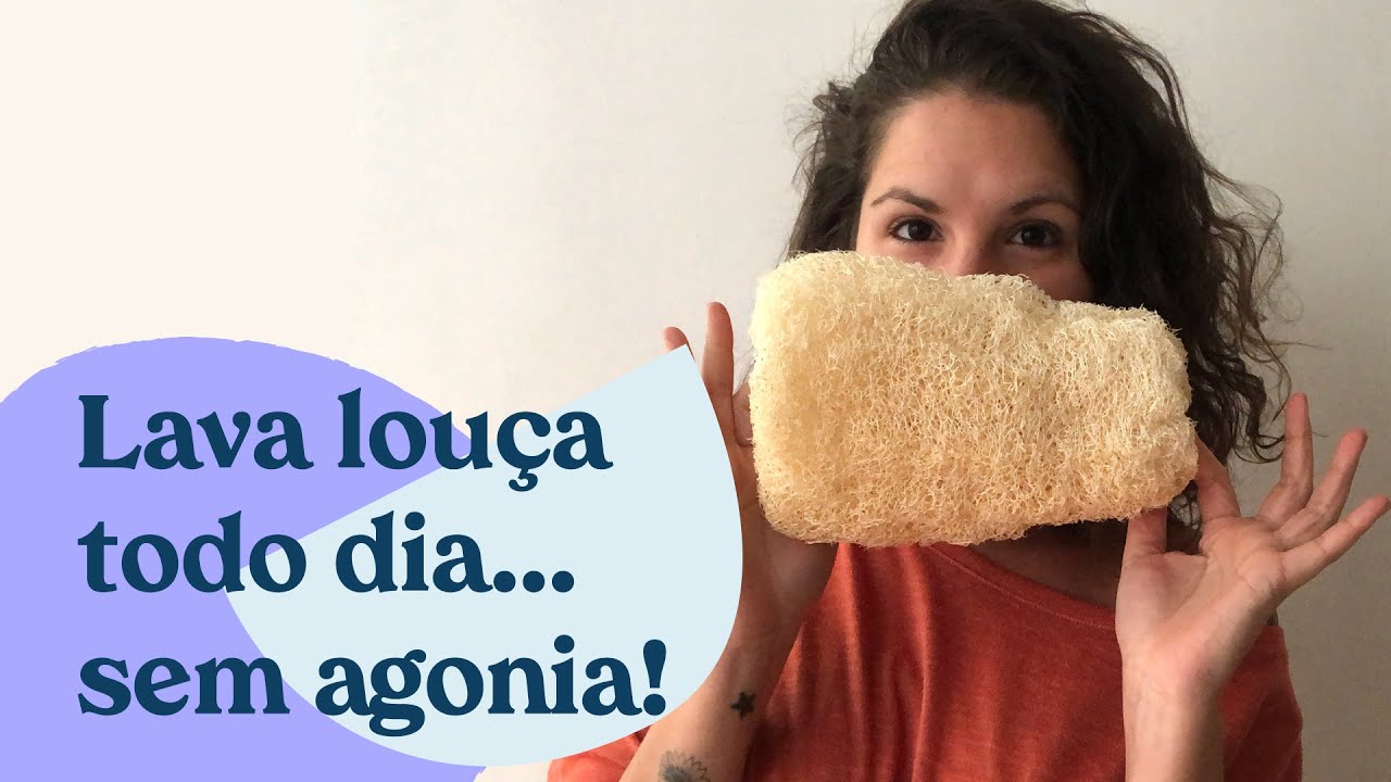 Bucha vegetal X Esponja sintética