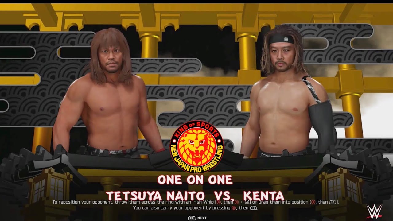 WWE 2K25 TETSUYA NAITO VS KENTA