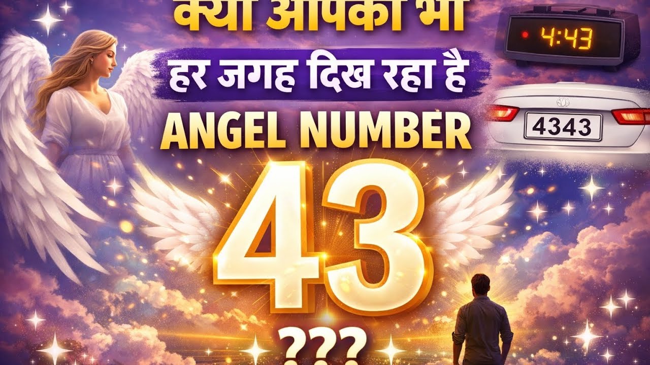 🧚Angel number 43 meaning in hindi 