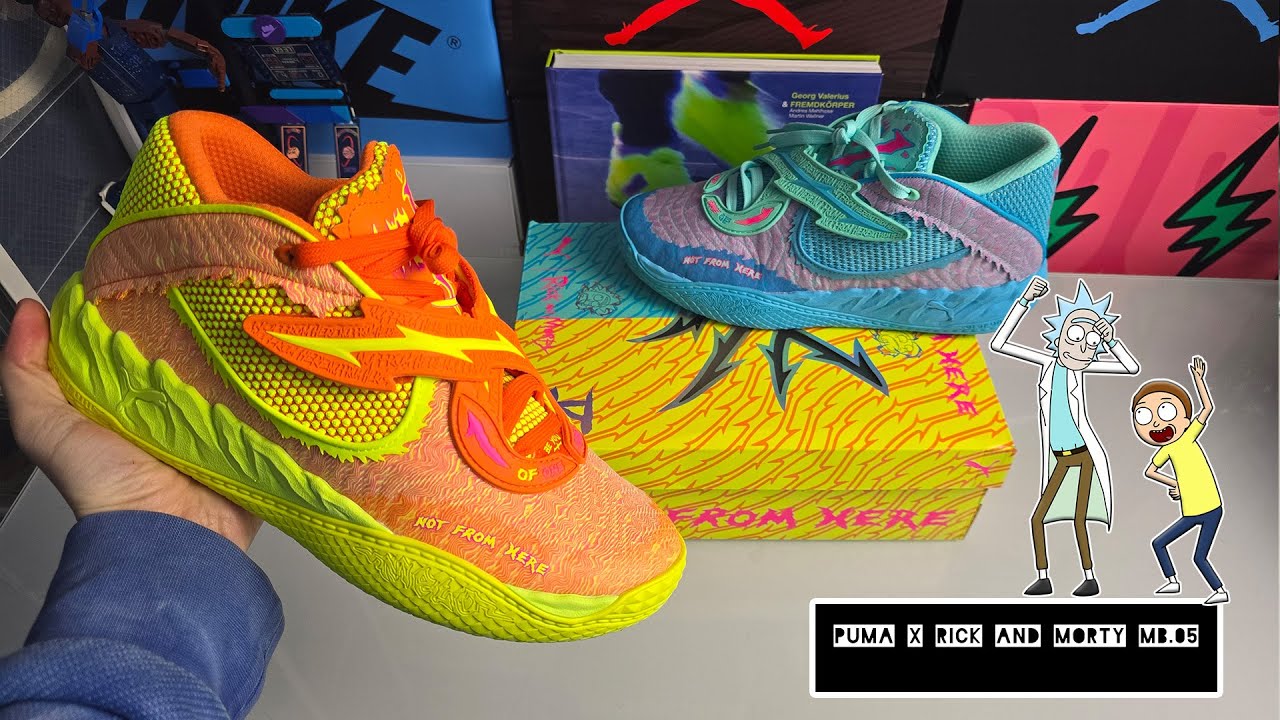 Puma LaMelo Ball MB.05 Rick & Morty - On Feet and Check - NiCe 84%