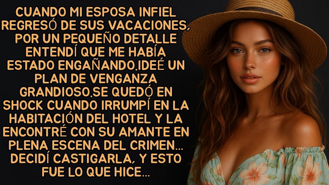 Cuando mi esposa infiel regresó de sus vacaciones,por un pequeño detalle entendí que me había estado