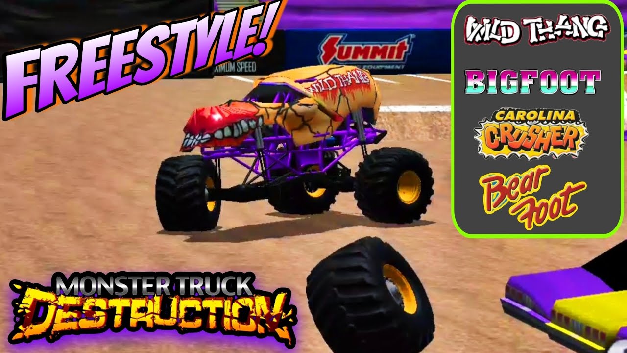 FREESTLYE! Monster Truck Destruction 