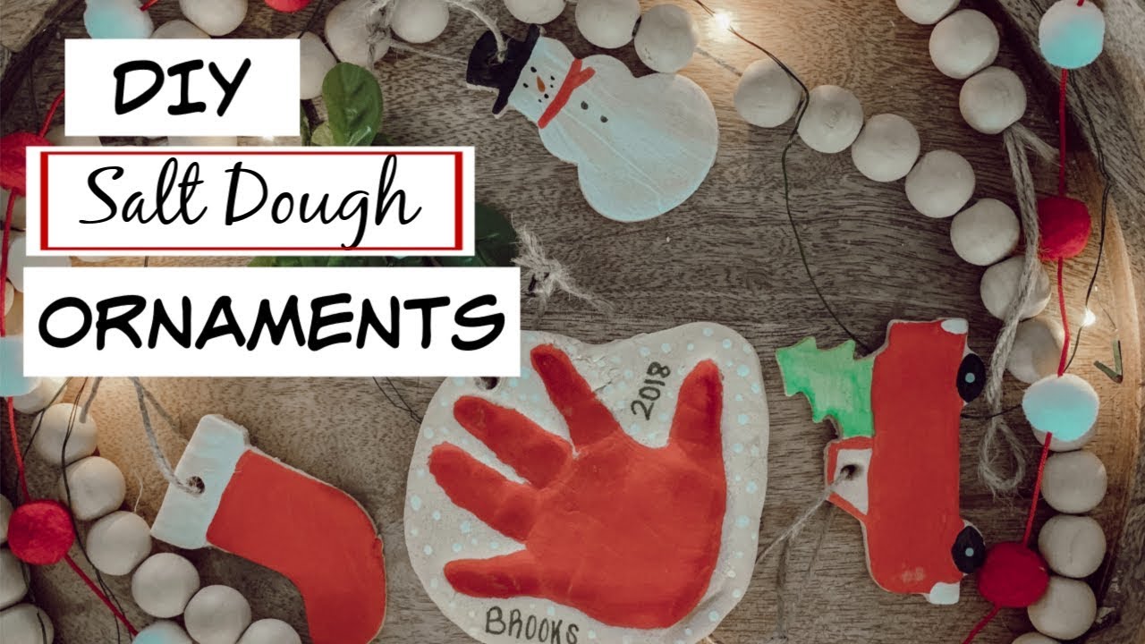 DIY SALT DOUGH CHRISTMAS ORNAMENT | DIY Craft with Toddler | KAILYN CASH NEW