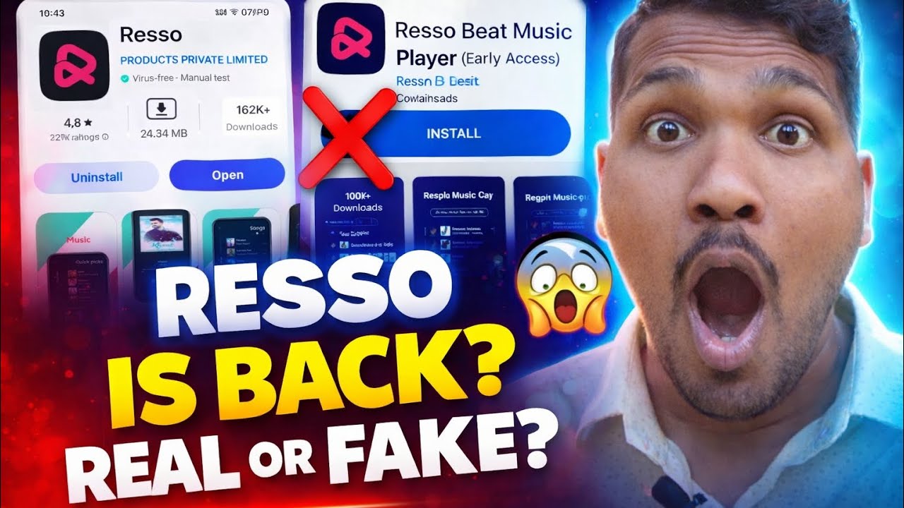 Resso Is Back? 😱 Real App or Fake on Play Store! 