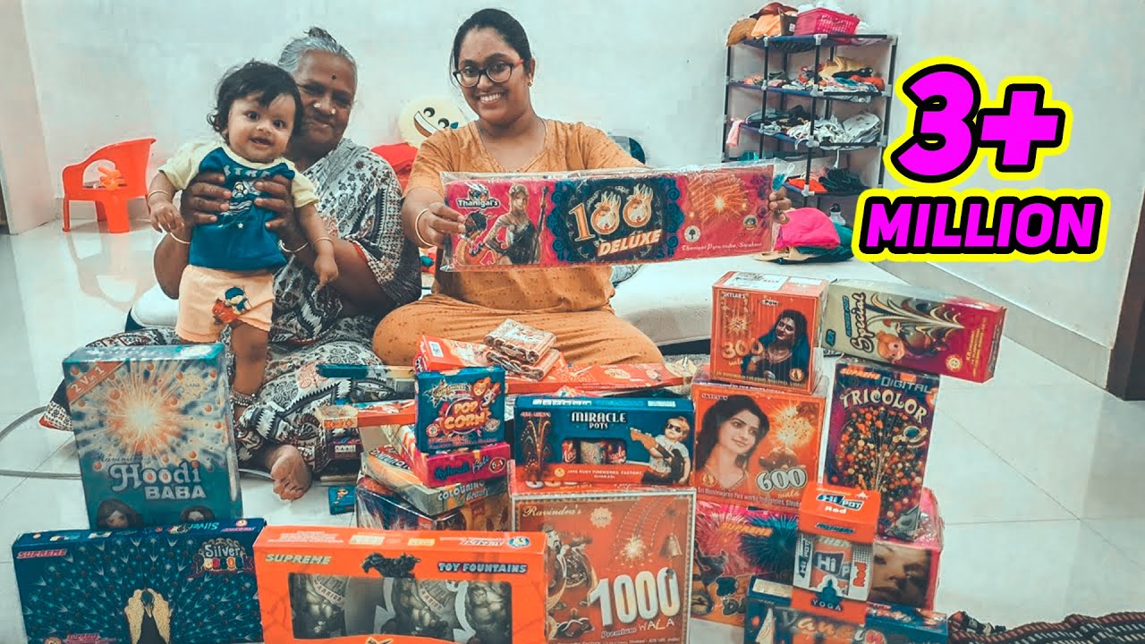Pre Deepavali Celebrations Starts with Unboxing and Bursting Crackers
