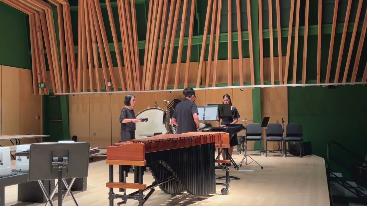 Akito Kato w/ Ella and Dr. Yuri Inoo; Trio for Percussion by Warren Benson