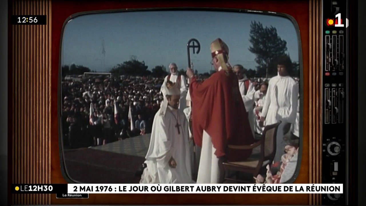 Dan rétro revient au 2 mai 1976. Il y a 47 ans, Monseigneur Aubry devenait évêque de La Réunion