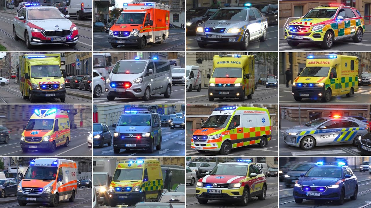 Záchranná Služba, Hasiči a Policie Praha naléhavě v Praha - Emergency Service Responding in Prague!