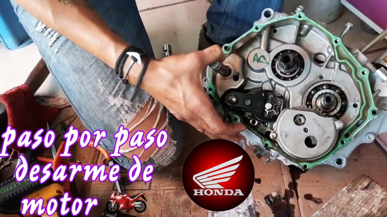 Desarme Motor Honda 125 cc paso por paso
