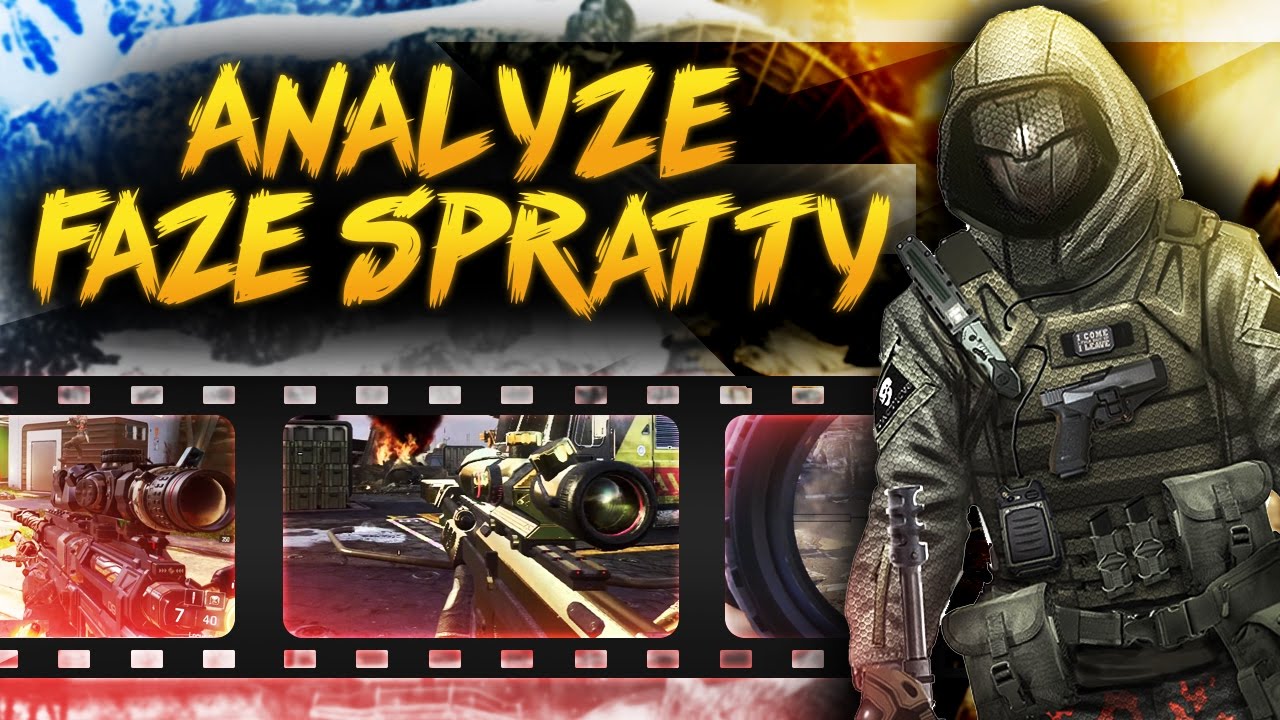 BO3 SnD Sniper Time - Analyze FaZe Spratt