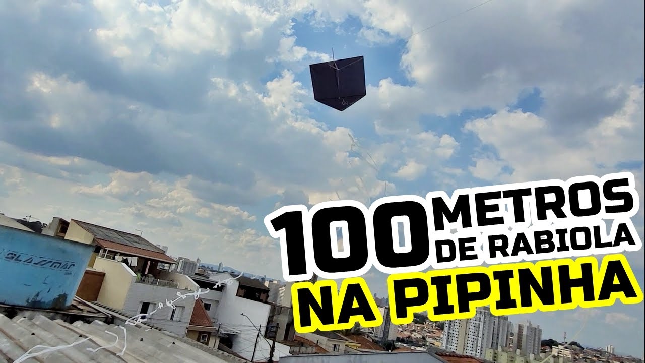 PIPINHA DE 50CM COM 100 METROS DE RABIOLA