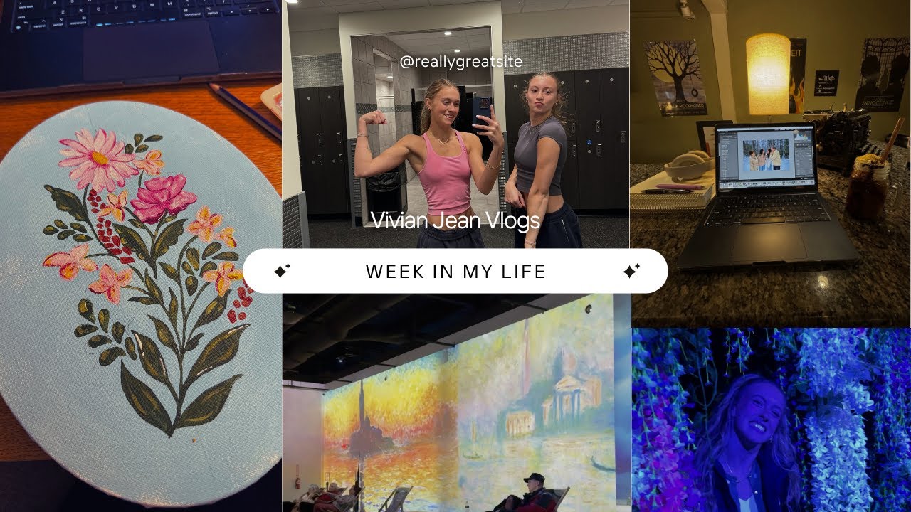 realistic week in my life - family time, wellness, work.