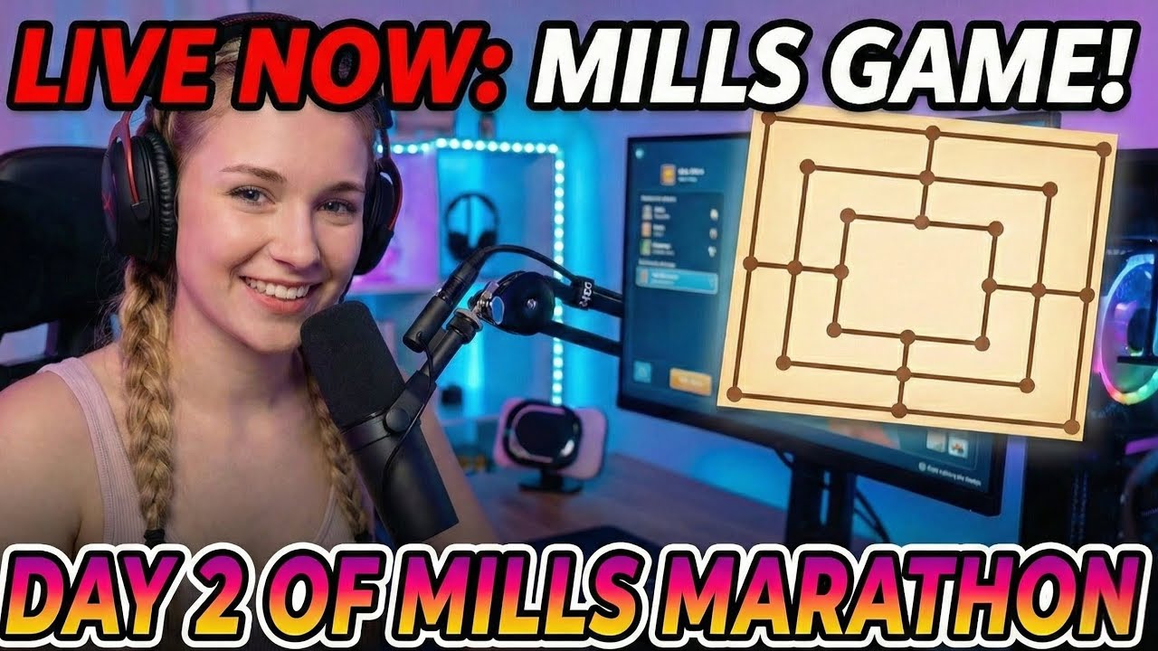 LIVE 🔴 Mills Game | Mind vs Mind Strategy Battle day 2