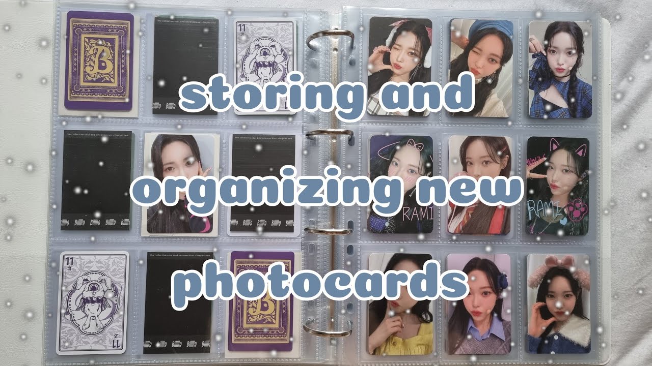✨ storing and organizing new photocards in my binder | billlie, Kep1er & more #29 .♡🦋. (june)