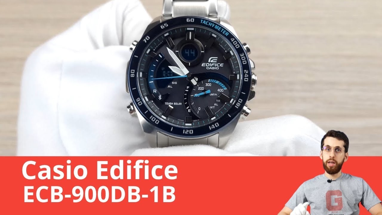 Casio Edifice ECB-900DB-1B — Motorsport Chronograph