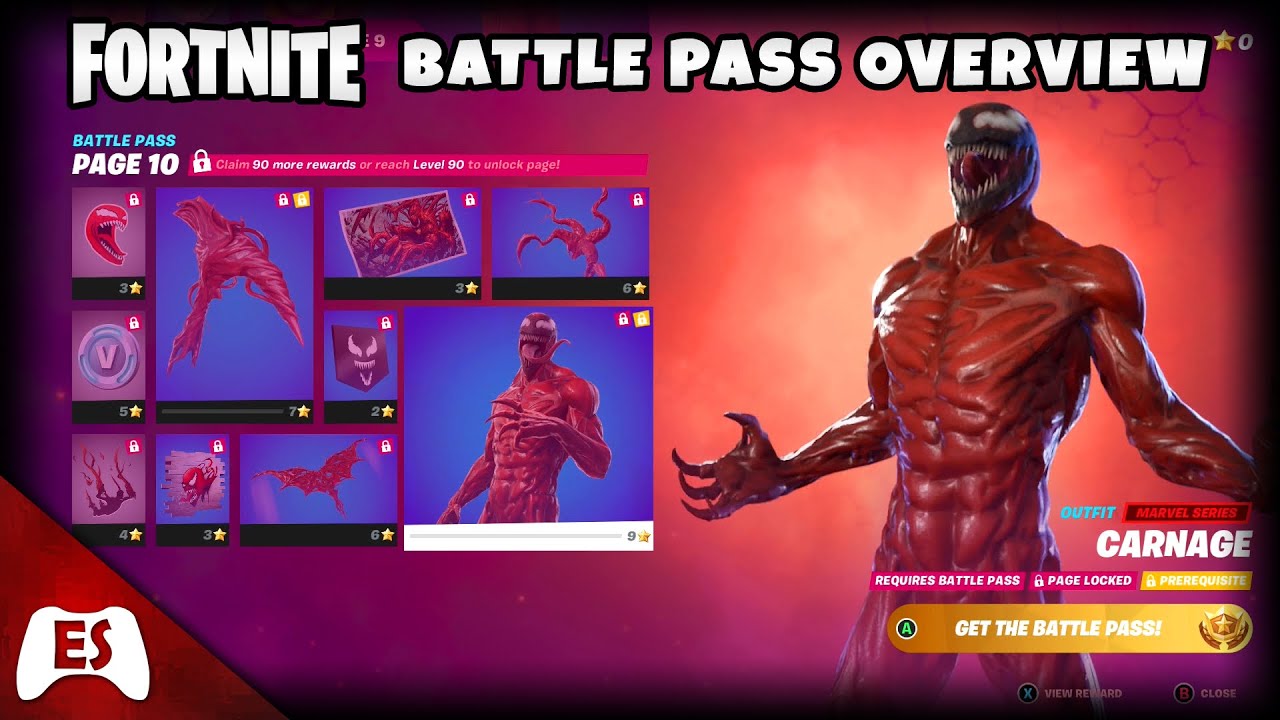 Fortnite Chapter 2 Season 8 Battle Pass Showcase - All items and skins