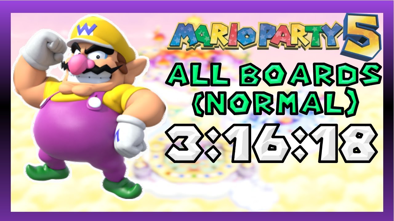[WR] Mario Party 5 All Boards (Normal) in 3:16:18