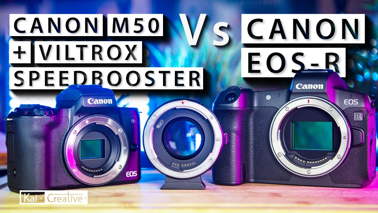 Скидка Canon EOS-R = M50 + Viltrox speedbooster = ? | 2020 | KaiCreative