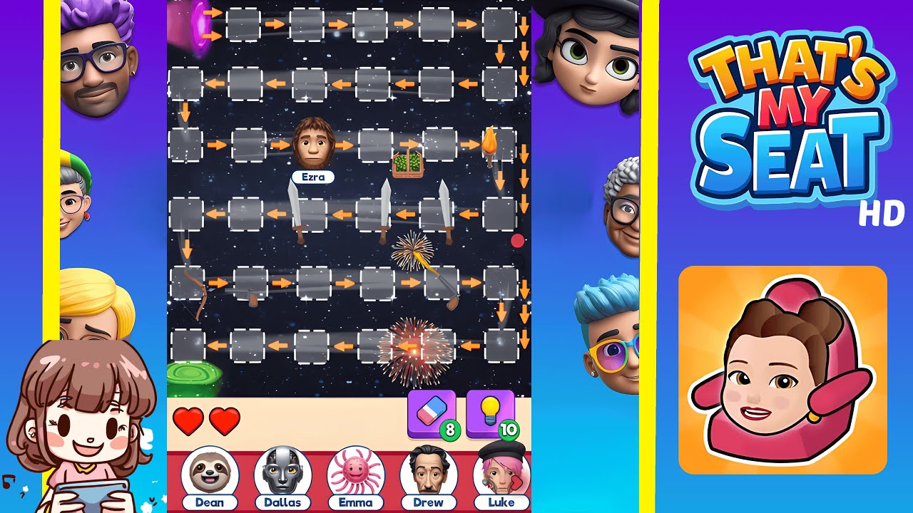 That's My Seat Level 1725 Solution Walkthrough