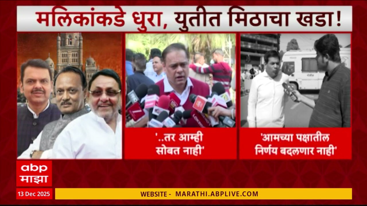 Mahayuti and Election Update :राष्ट्रावादीकडून नवाब मलिकांच्या खांद्यावर धुरा, युतीत मिठाचा खडा?