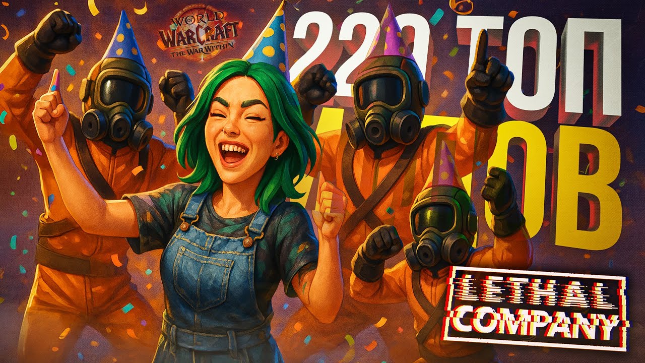 [Lethal Company] 229 МОДОВ НЕ ПОМЕШАЮТ НАМ ОТМЕТИТЬ ДР ВИКИ [+ WOW]