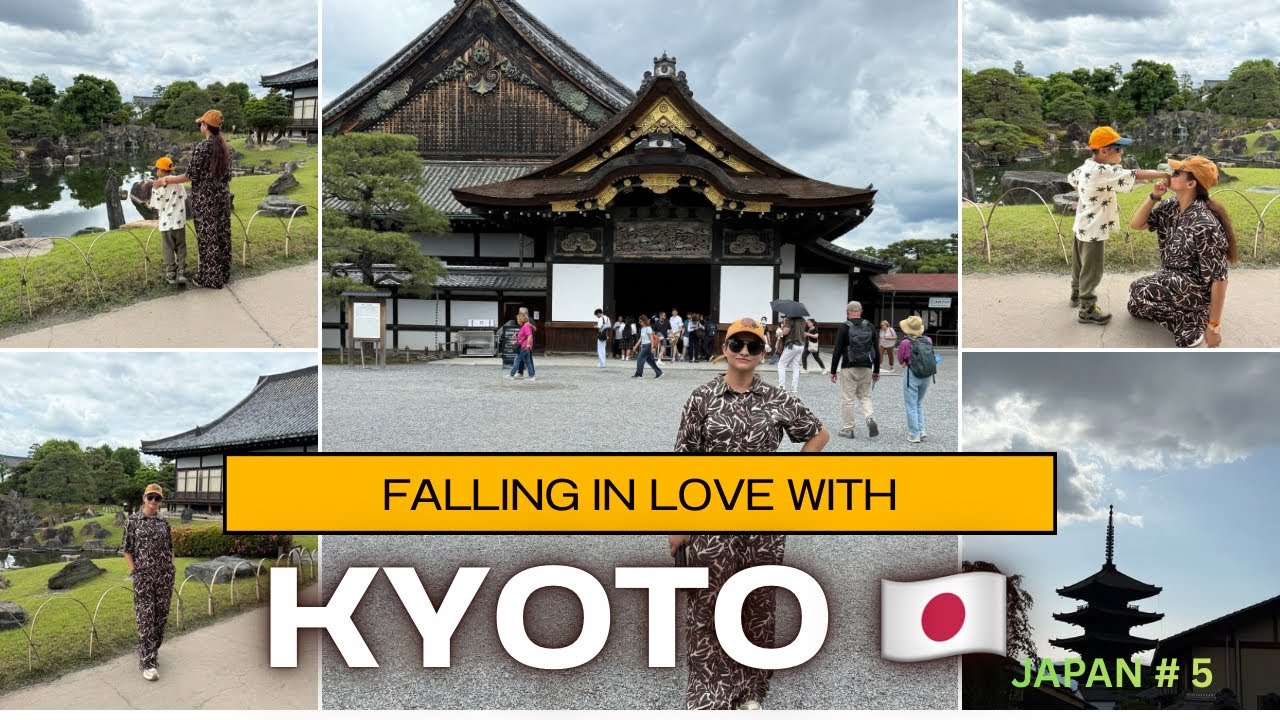 Kyoto Day 1 Vlog 🇯🇵 | Osaka to Kyoto | Nijo Castle, Imperial Palace & Streets of Kyoto🍱🍣🇯🇵🏘️