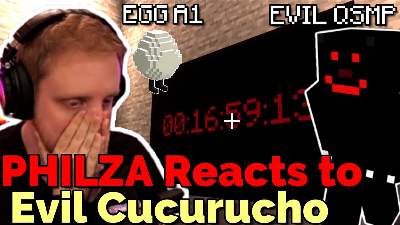 Philza Reacts to EVIL Cucurucho & Visits the EGG Maze on QSMP Minecraft