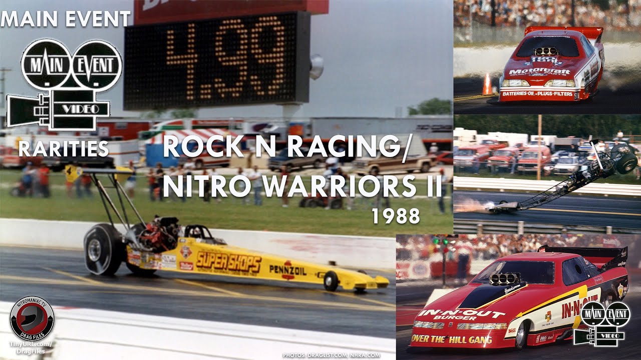 MAIN EVENT RARITIES - ROCK N RACING/NITRO WARRIORS II (1988)