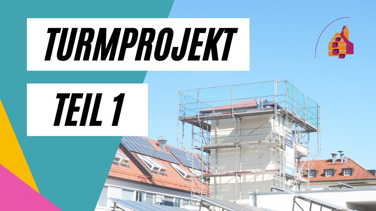 🧱 Turmprojekt Teil 1: Von der Baustelle zur Leinwand – Neuverputzung und Vorbereitung