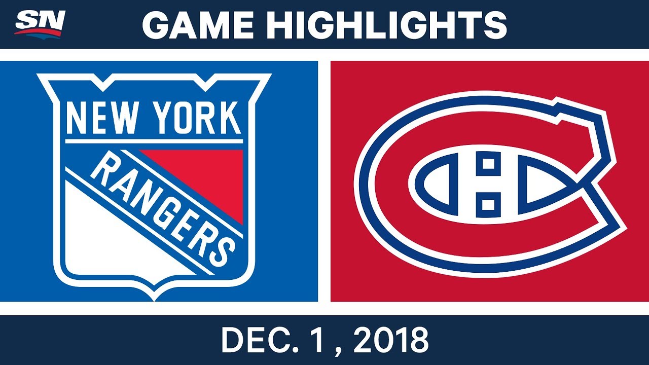 NHL Highlights | Rangers vs. Canadiens - Dec 1, 2018