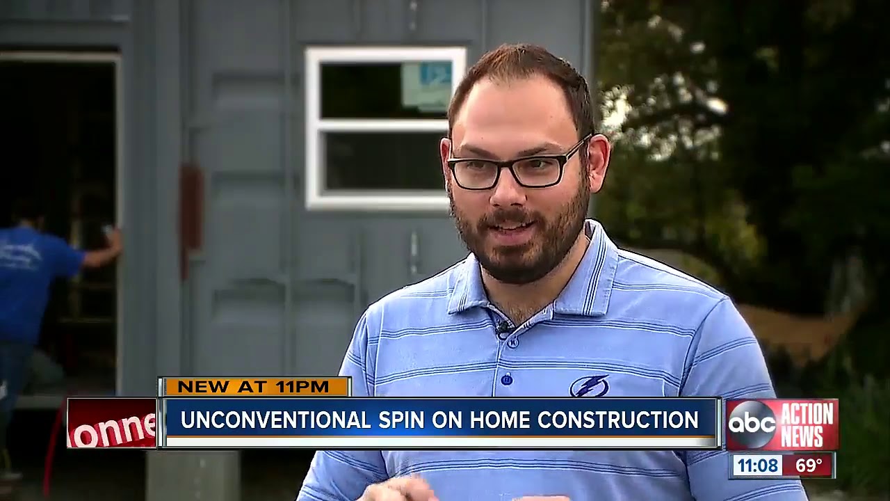 Shipping container home hits Tampa Heights