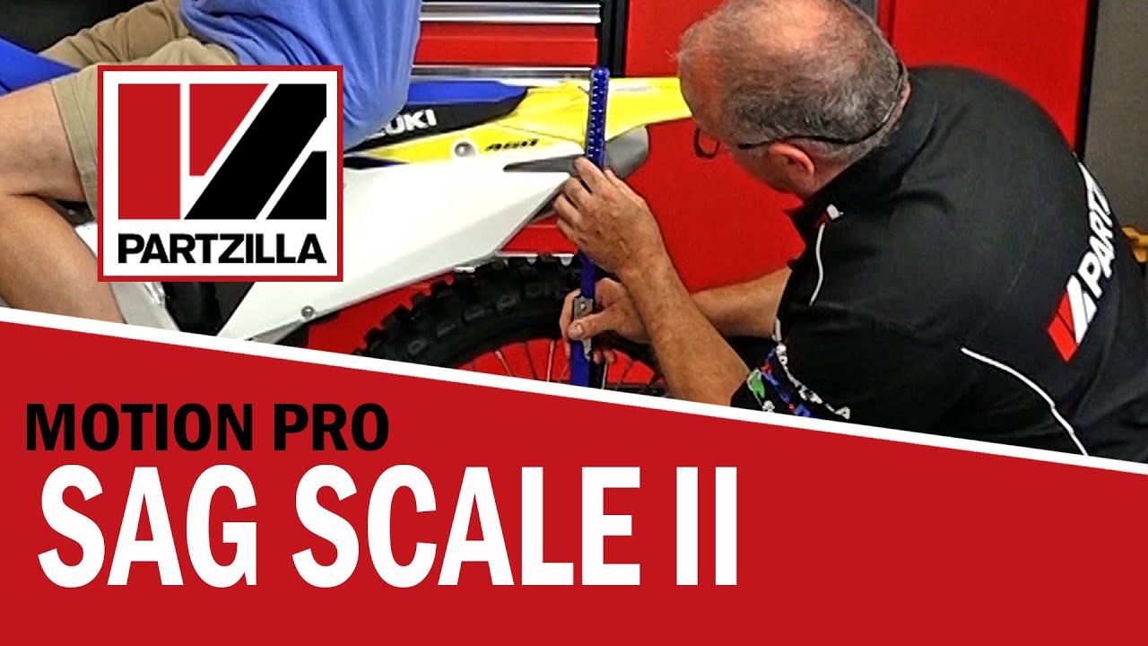How to Measure the Sag on a Dirt Bike | Motion Pro Sag Scale | Set the Sag on a Motocross Bike